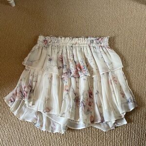 Love Shack Fancy ruffle mini skirt